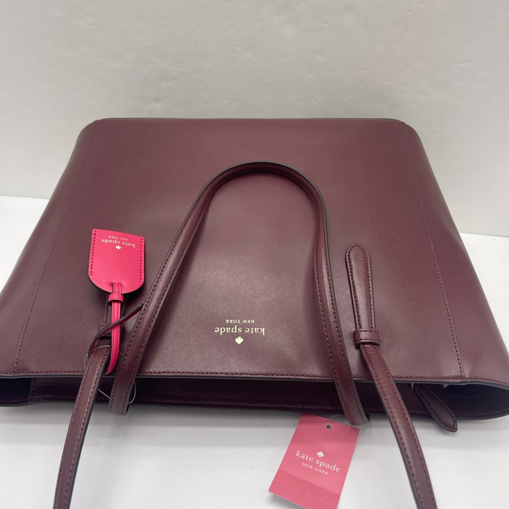 Kate Spade New York SCHUYLER MEDIUM TOTE Shoulder Bag 
Cherrywood 
NWT - Picture 14 of 16